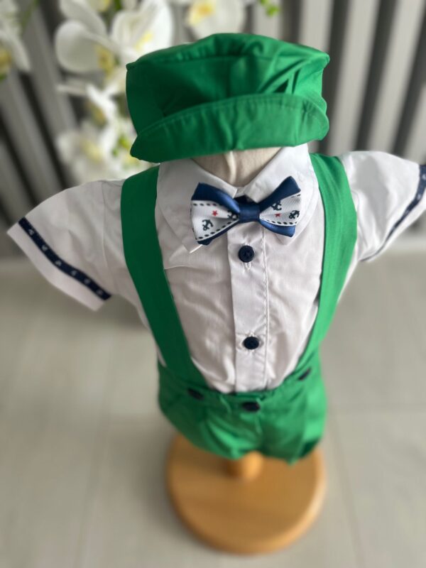 Costumaș Botez Chic Green Boy