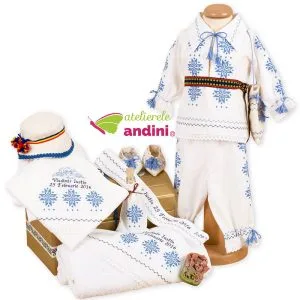 set traditional botez cer senin 111