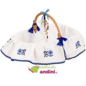 Cos Trusou Traditional Albastrele0