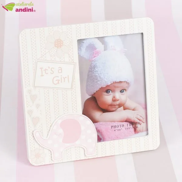 Rama Foto Baby Elephant Pink3