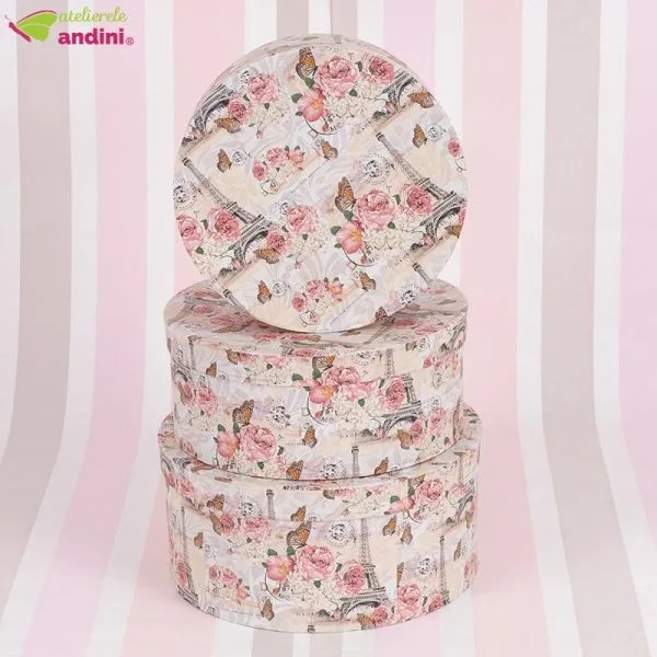 Set Cutii Amintiri Vintage Pink1