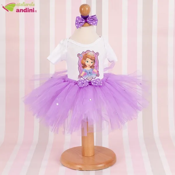 Set Rochita Tutu Princess Sofia9