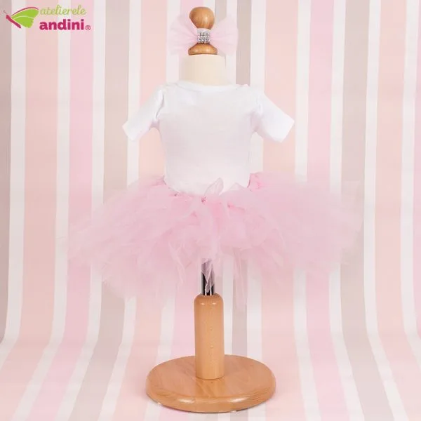 Set Rochita Tutu Rainbow Unicorn2