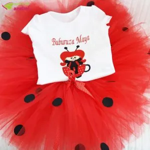 Set Rochita Tutu Red Ladybug1