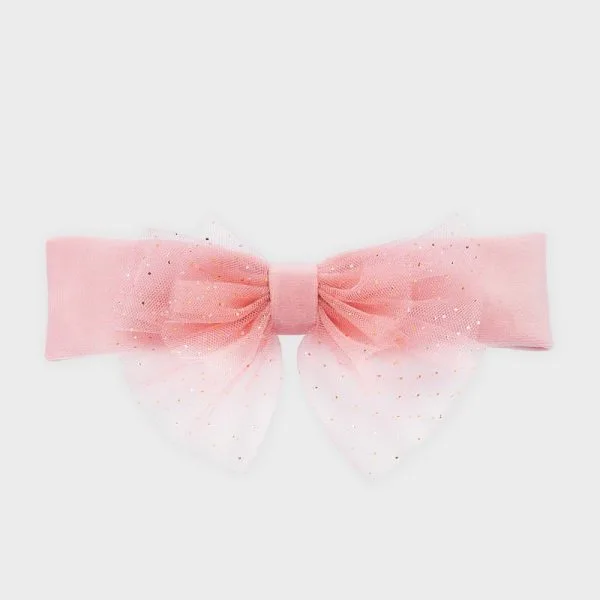 Bentiță Pink Elegant Bow Mărime Universală