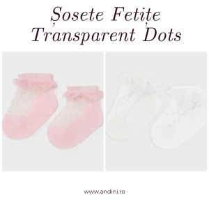 Șosete Fetițe Transparent Dots