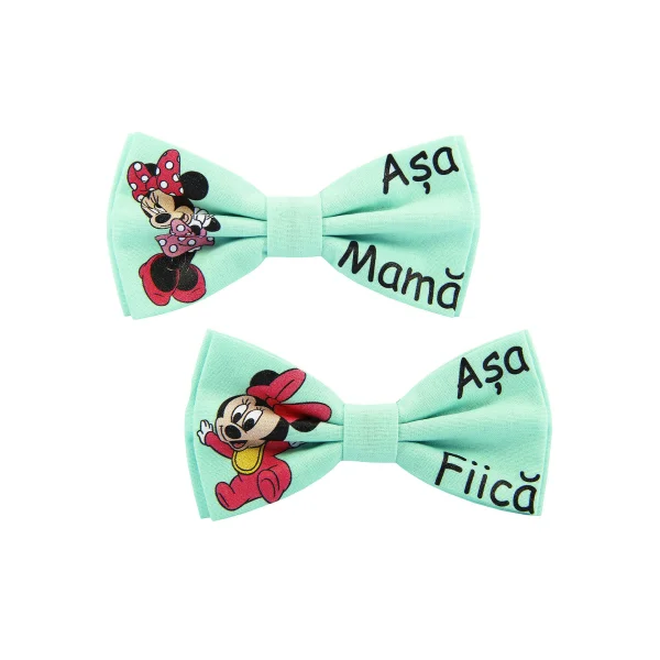 Set 2 Papioane Botez Minnie și Baby - Așa mamă,  așa fiică