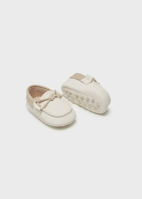 Mocasini Baby Crem Ivoire