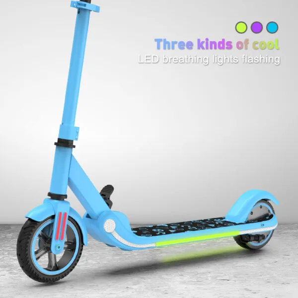 Trotineta electrica M2 Kids, Roz, motor 150 W, copii 6-12 ani_8